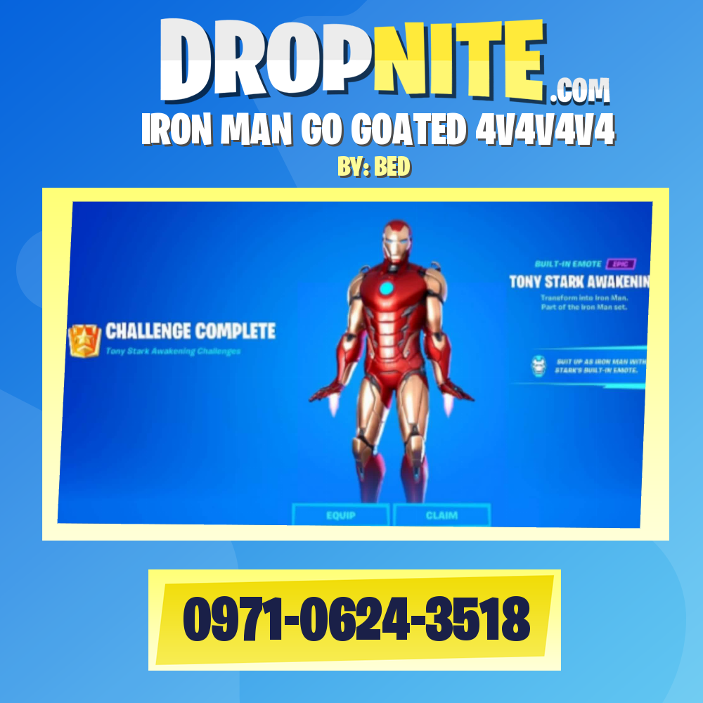 IRON MAN GO GOATED 4V4V4V4