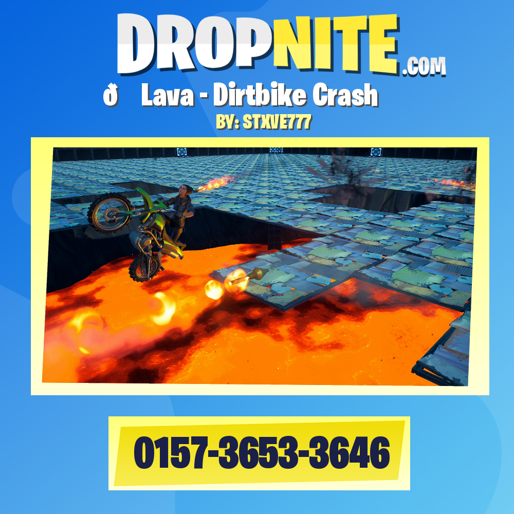 🌋 Lava - Dirtbike Crash