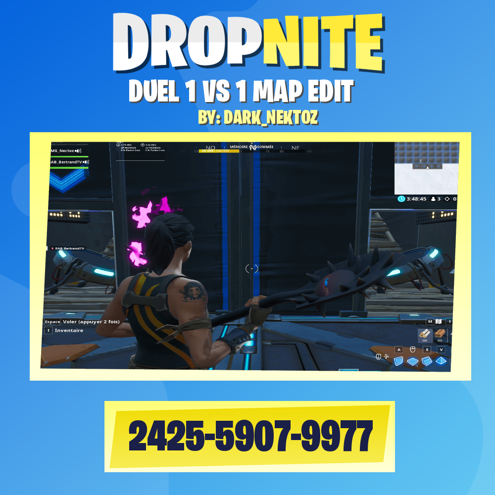 DUEL 1 VS 1 MAP EDIT