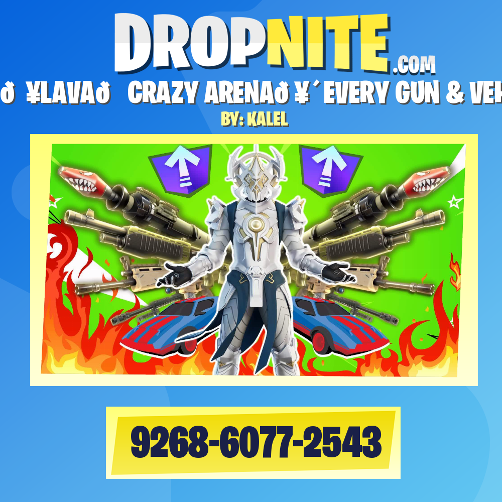 🔥LAVA😵CRAZY ARENA🥴EVERY GUN & VEHICLE