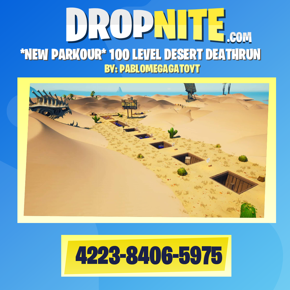*NEW PARKOUR* 100 LEVEL DESERT DEATHRUN