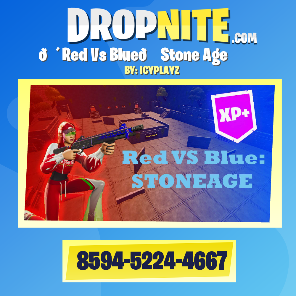 🔴Red Vs Blue🔵 Stone Age