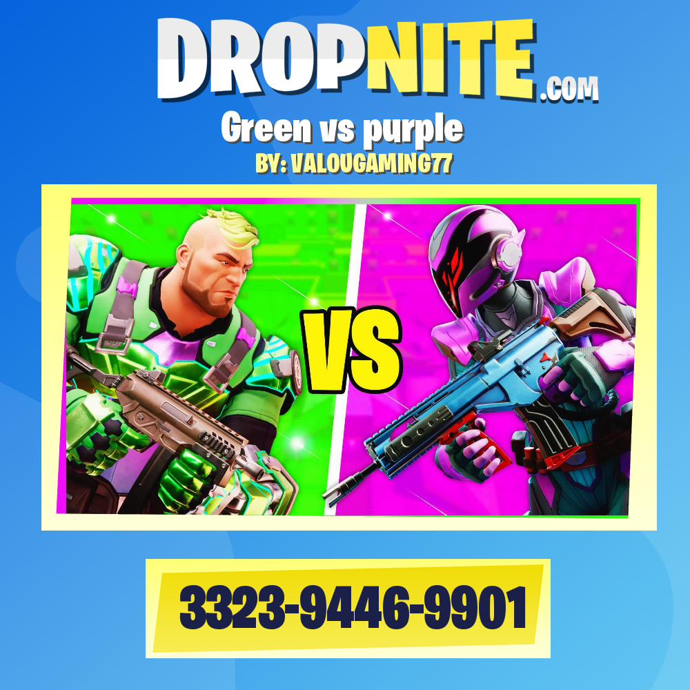 Green vs purple
