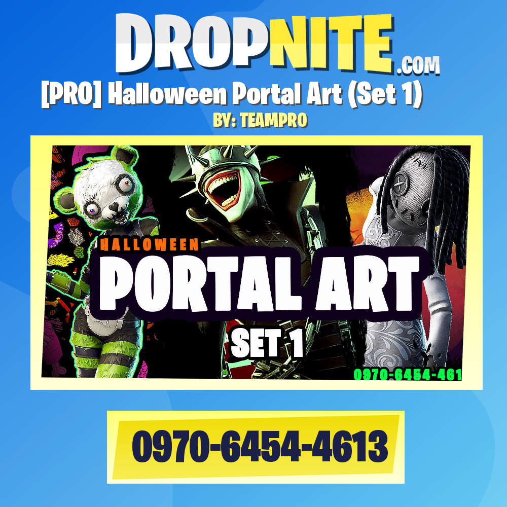 [PRO] Halloween Portal Art (Set 1)