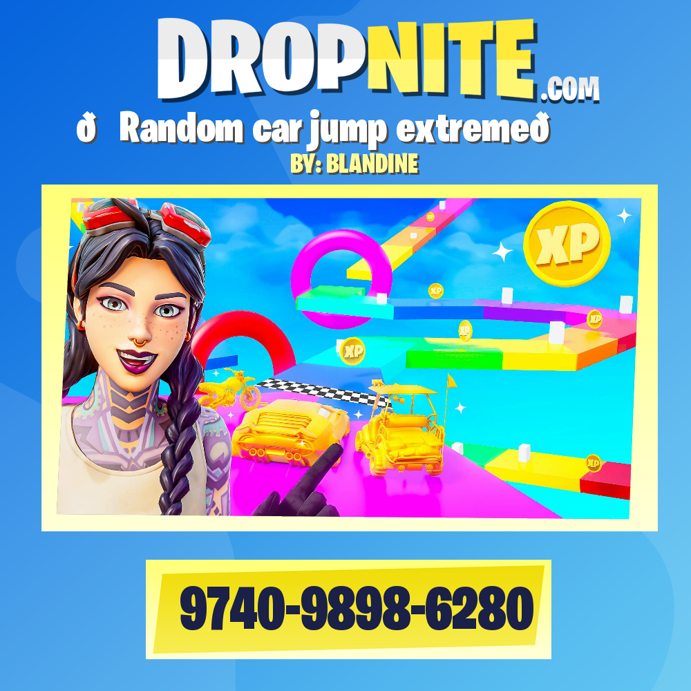 🏍Random car jump extreme🏍