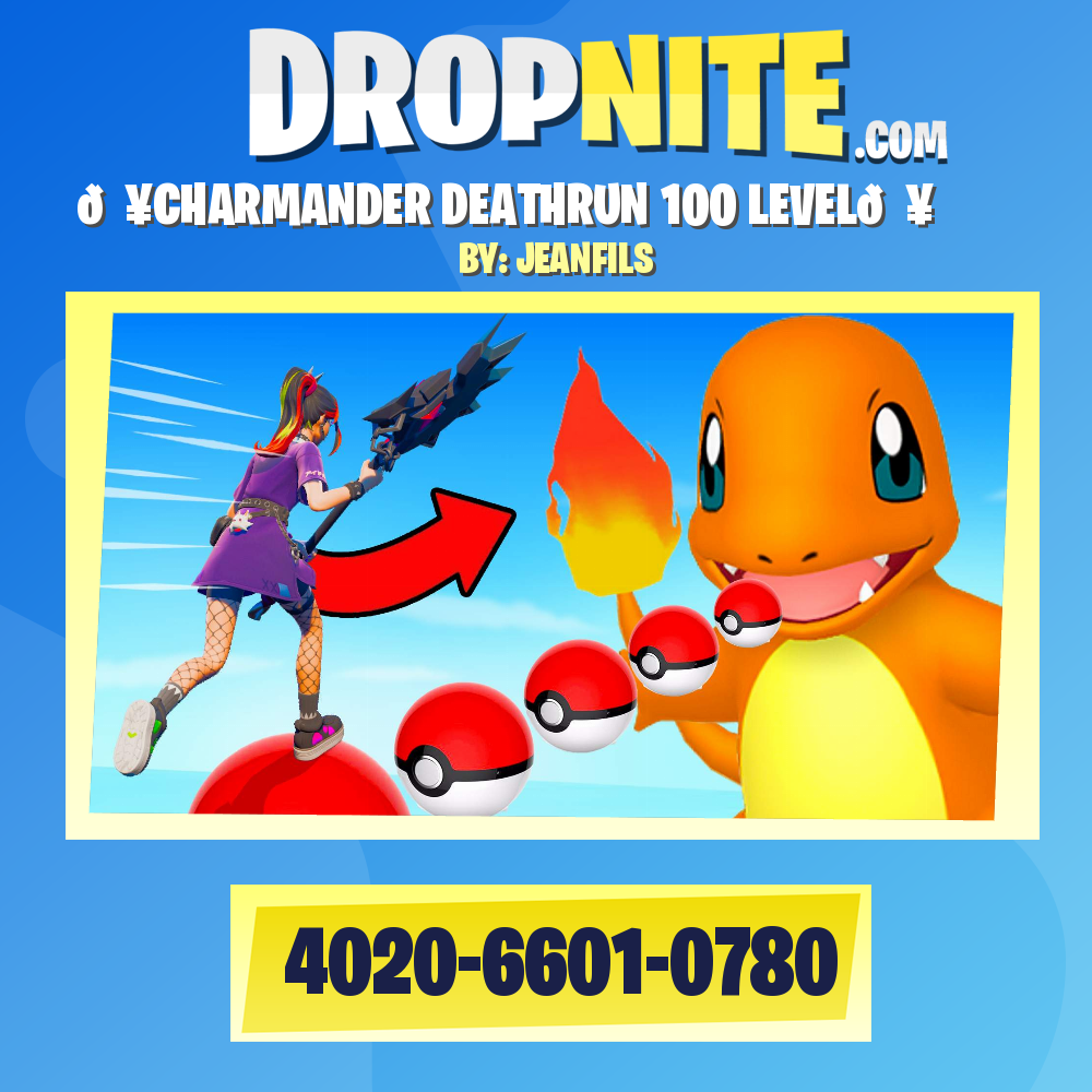 🔥CHARMANDER DEATHRUN 100 LEVEL🔥