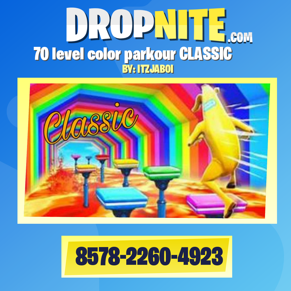 70 level color parkour CLASSIC