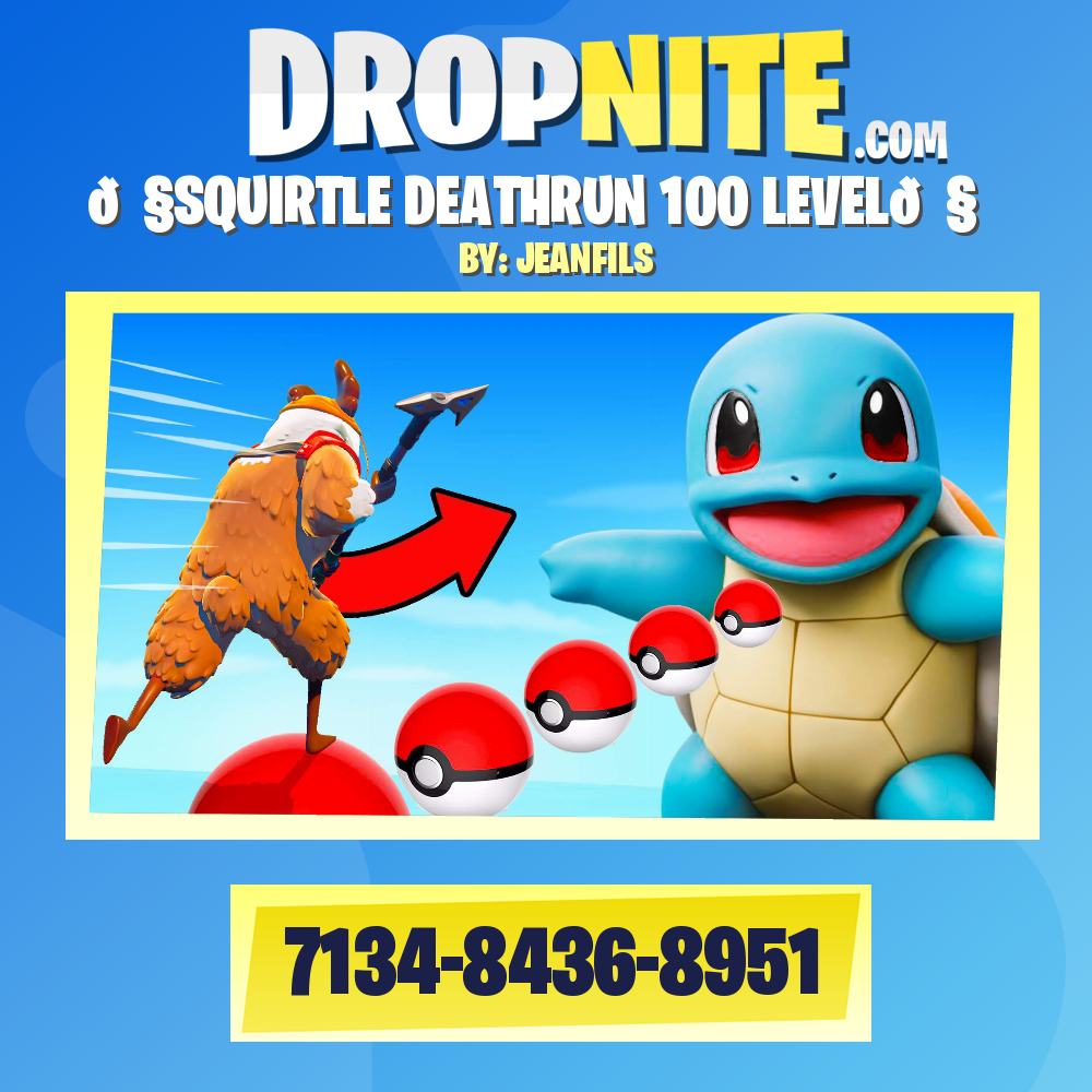 💧SQUIRTLE DEATHRUN 100 LEVEL💧
