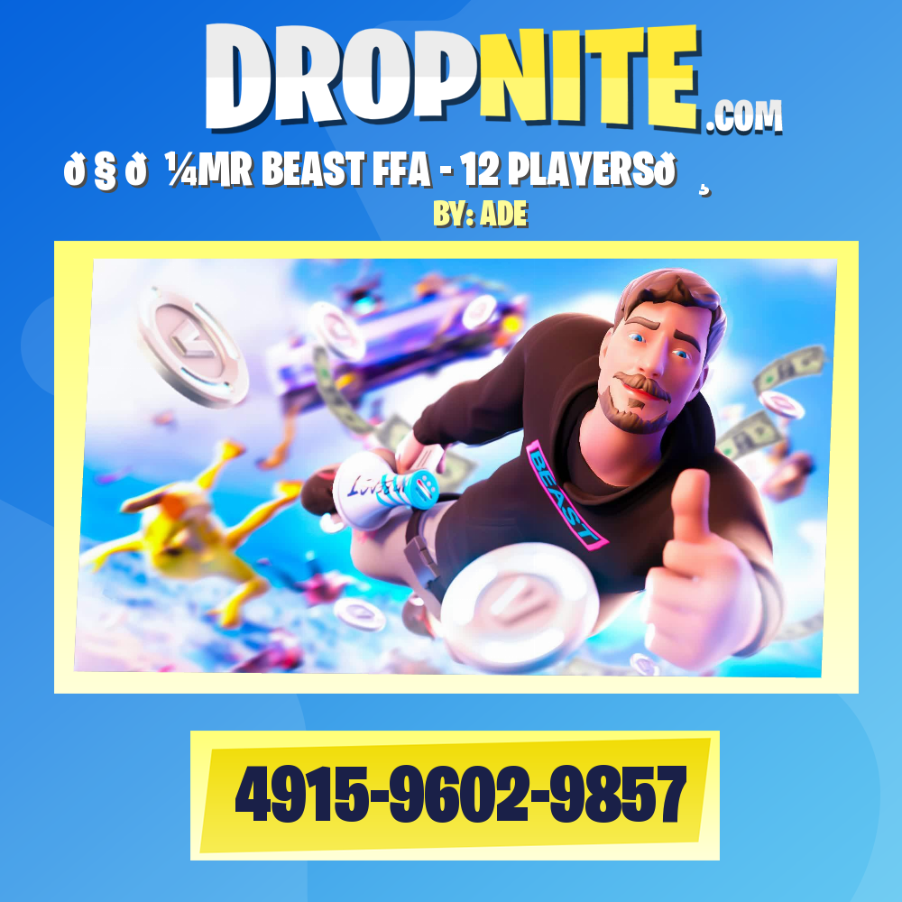 🧑🏼MR BEAST FFA - 12 PLAYERS💸