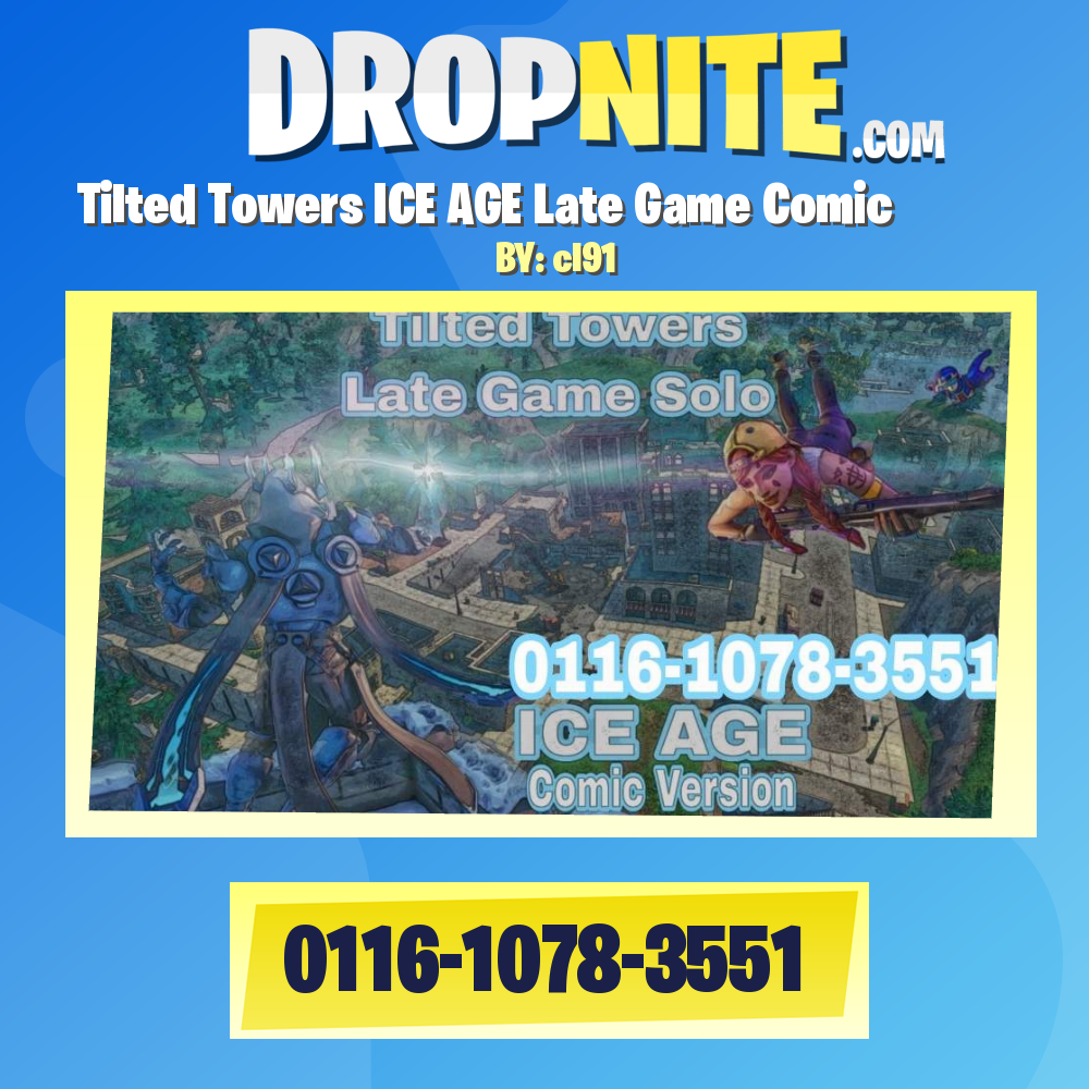 Tilted Towers Zone Wars ICE AGE Comic