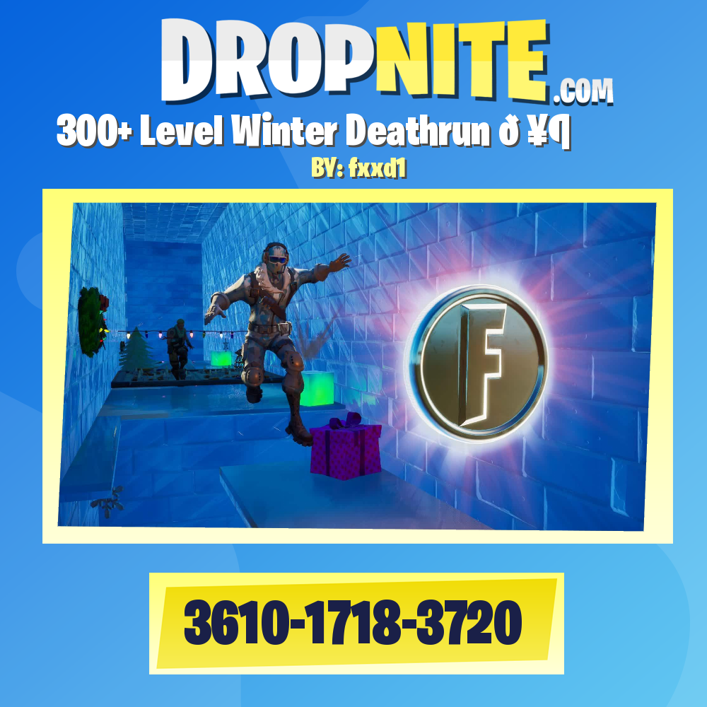 300+ Level Winter Deathrun 🥶❄