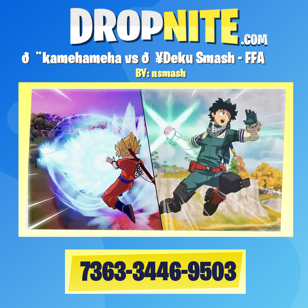 💨kamehameha vs 💥Deku Smash - FFA