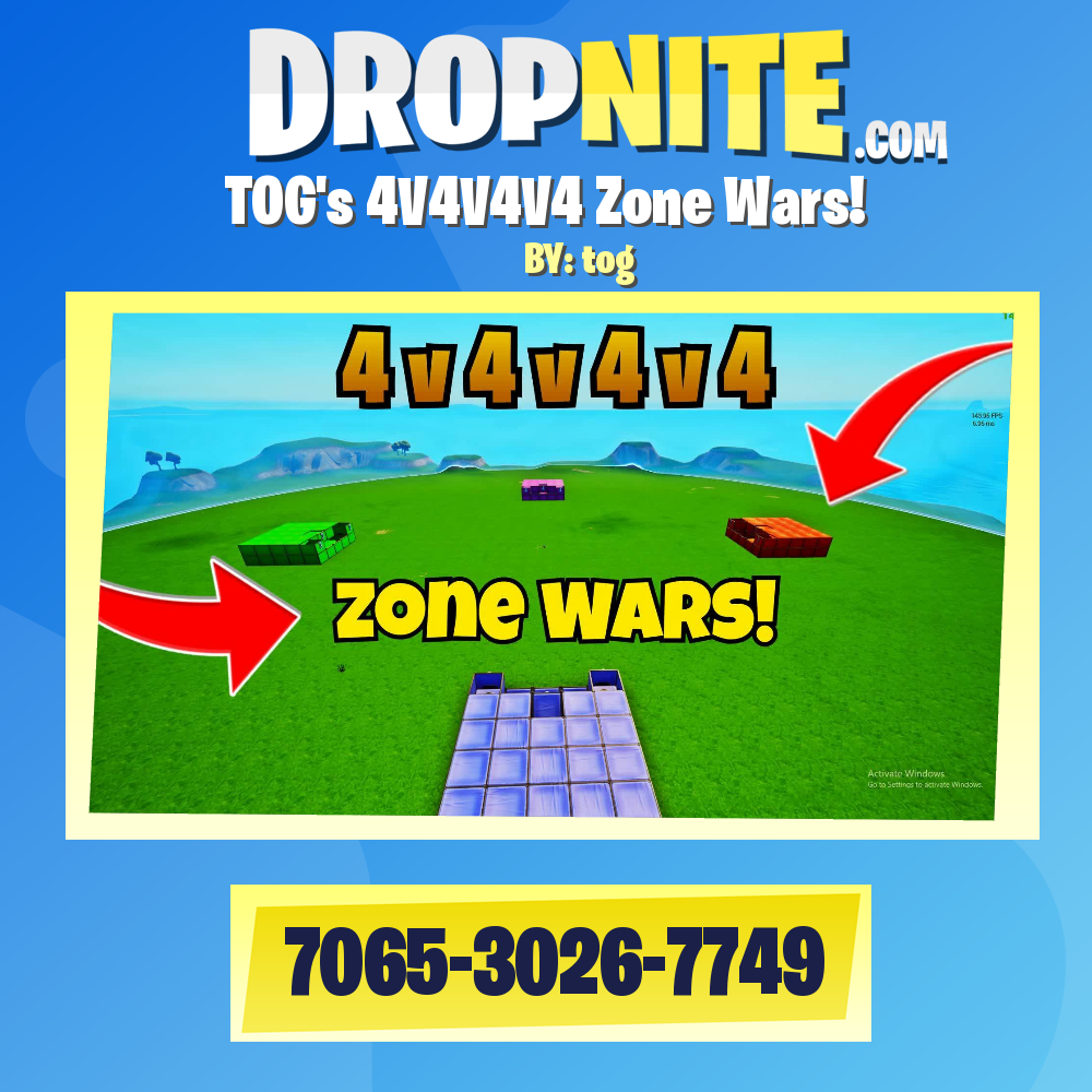 TOG's 4V4V4V4 Zone Wars!