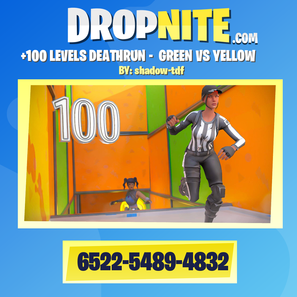 +100 LEVELS DEATHRUN -  GREEN VS YELLOW