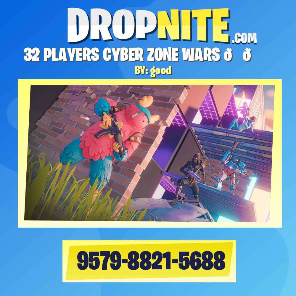 32 PLAYERS CYBER ZONE WARS 🎭🌆