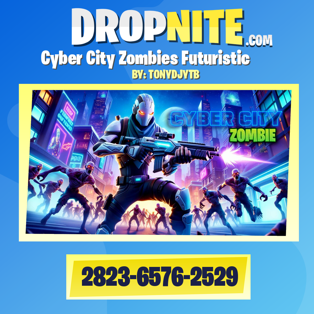Cyber City Zombies Futuristic