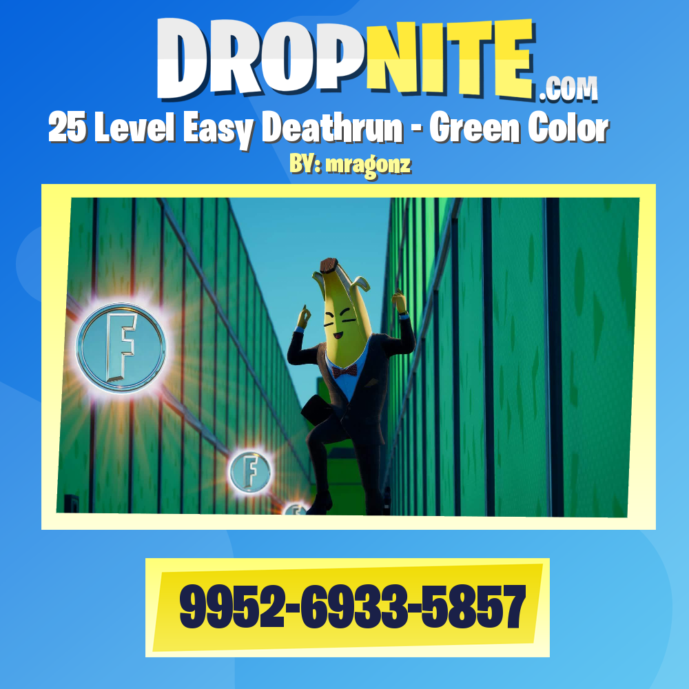 25 Level Easy Deathrun - Green Color