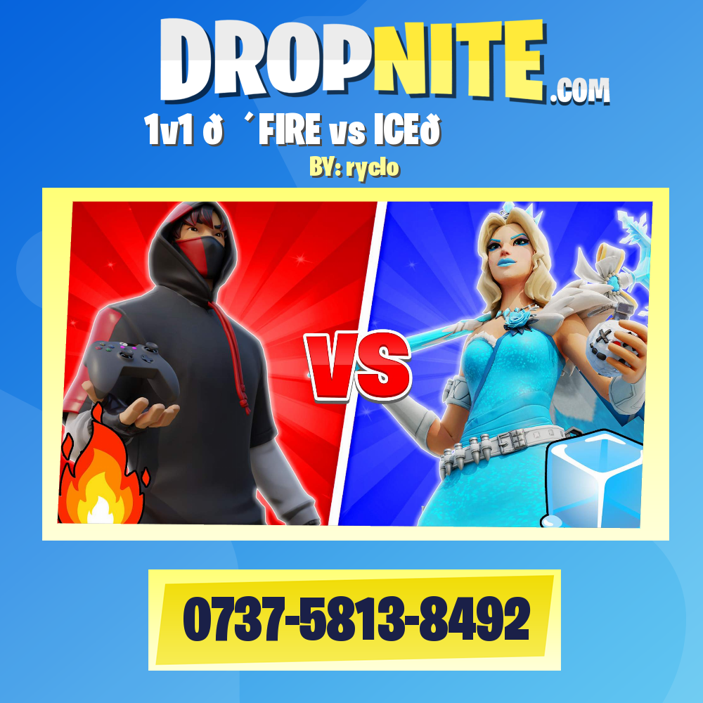 1v1 🔴FIRE vs ICE🔵
