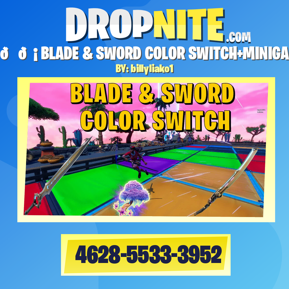 🌈🗡️BLADE & SWORD COLOR SWITCH+MINIGAME