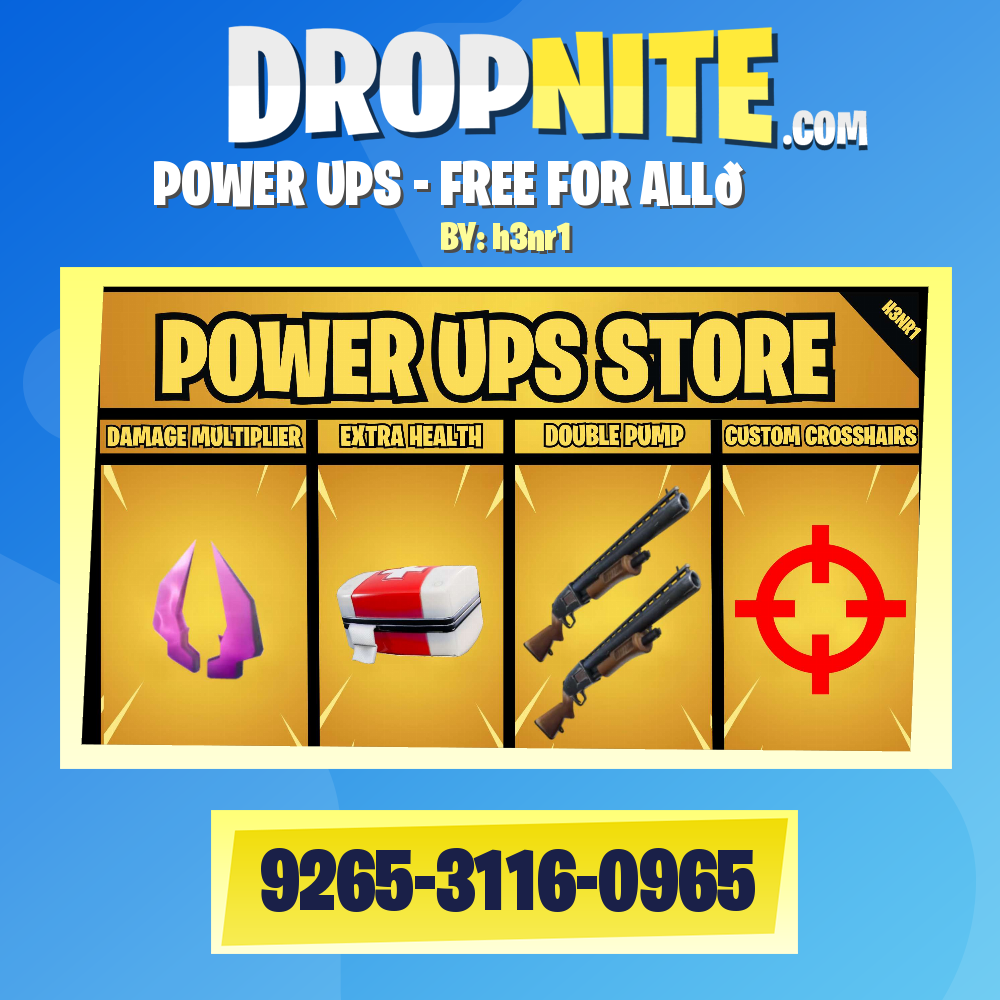 ⭐ POWER UPS - FREE FOR ALL🏆