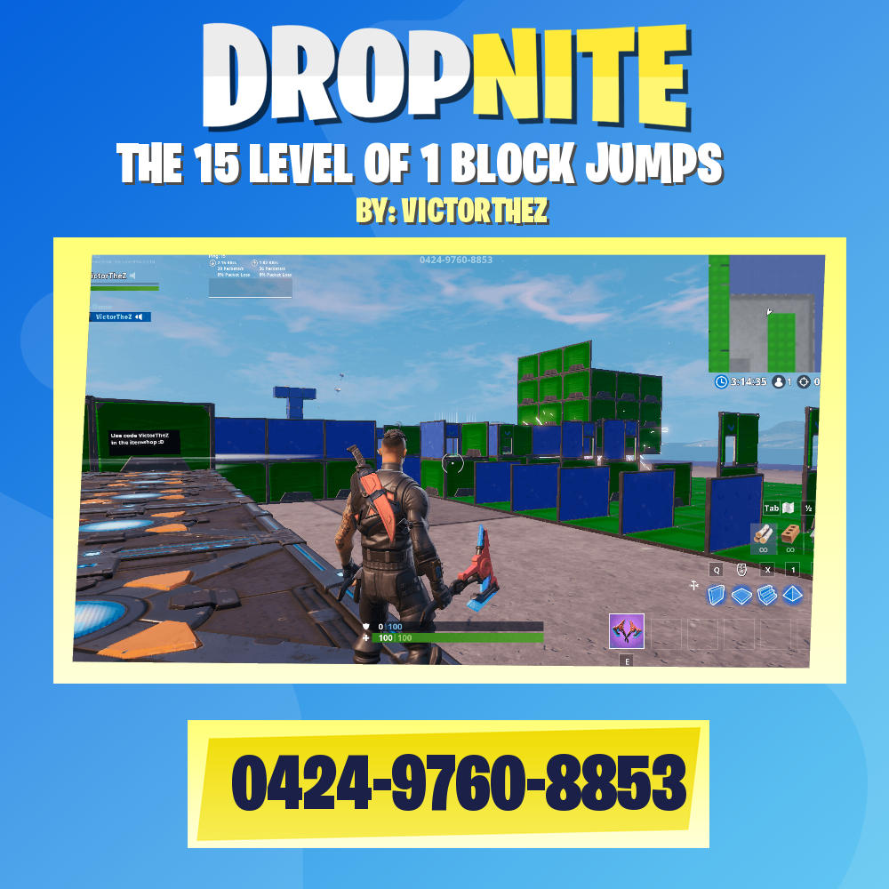 THE 15 LEVEL OF 1 BLOCK JUMPS