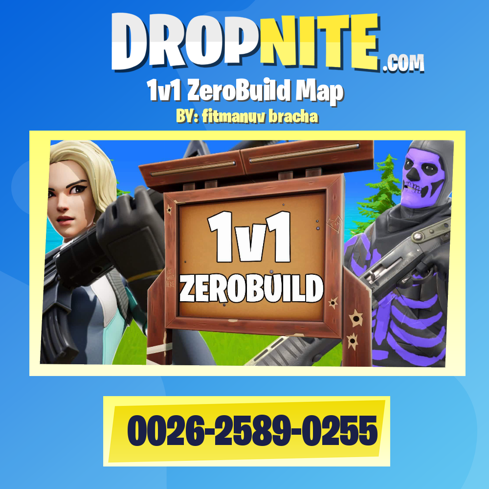 1v1 ZeroBuild Map