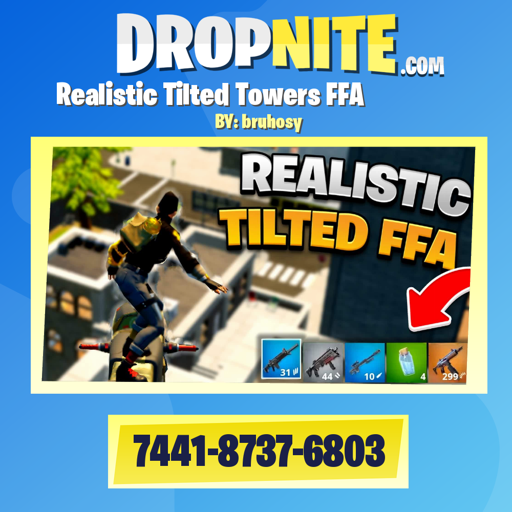 Realistic Tilted Towers FFA ⭐