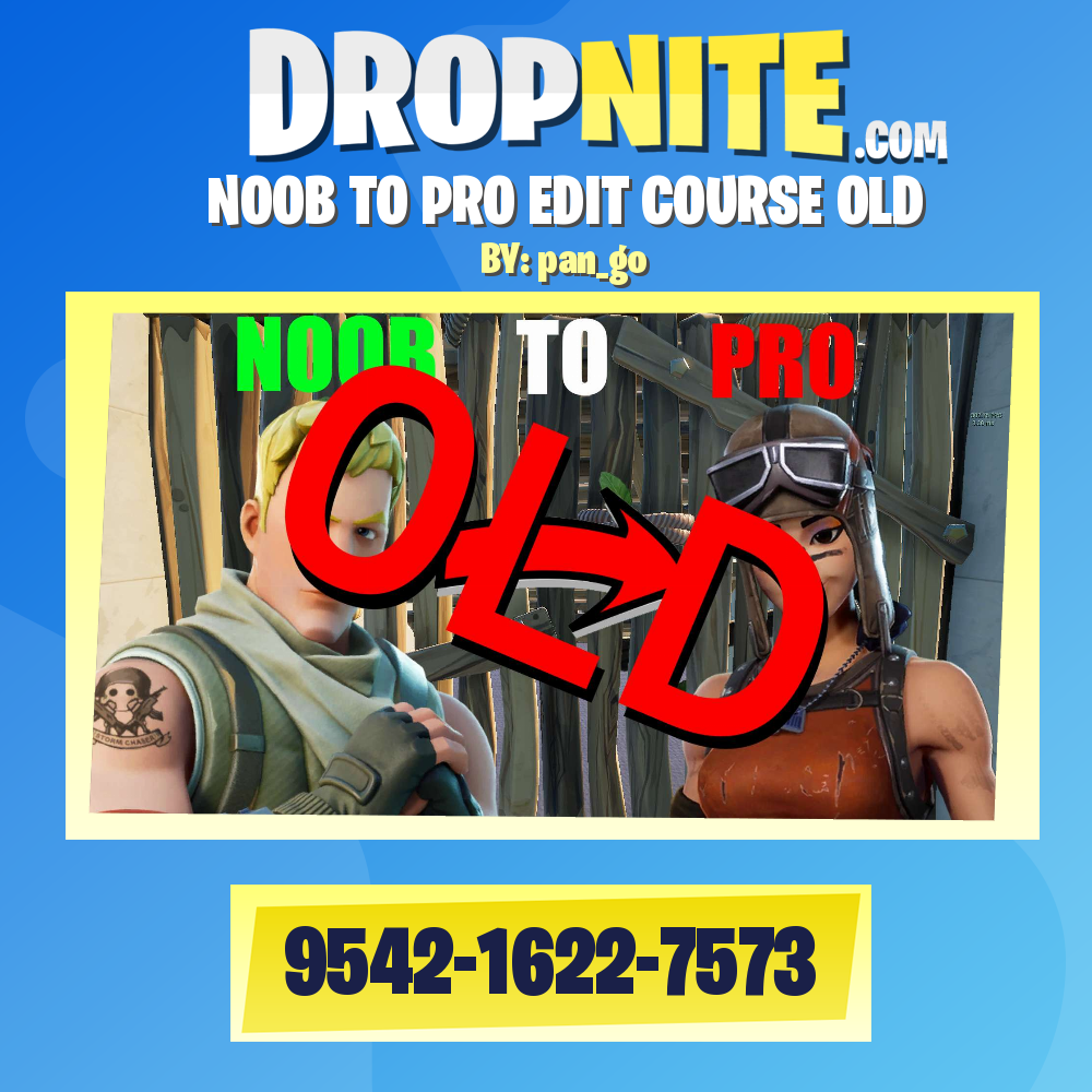 Noob VS Pro VS TRYHARD Edit Course [ pan_go ] – Fortnite Creative Map Code