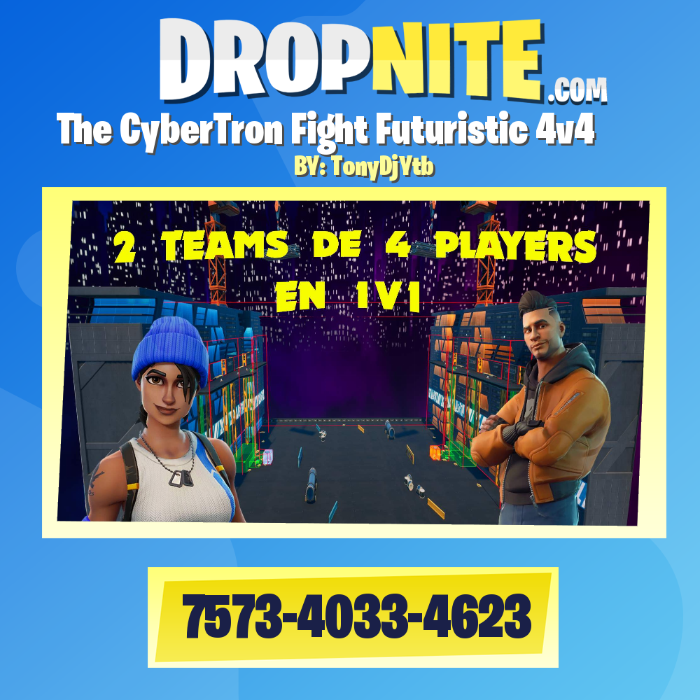 The CyberTron Fight Futuristic 4v4