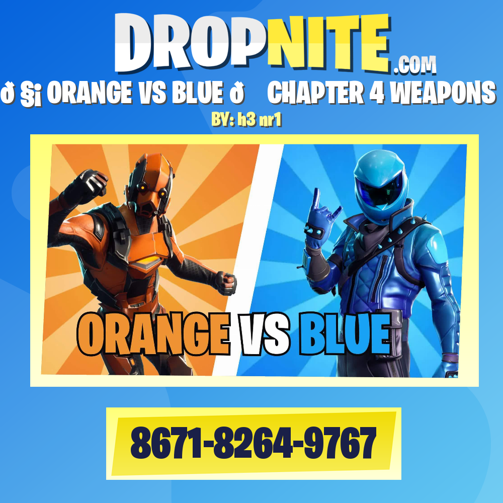 🧡 ORANGE VS BLUE 💙 CHAPTER 4 WEAPONS ⭐