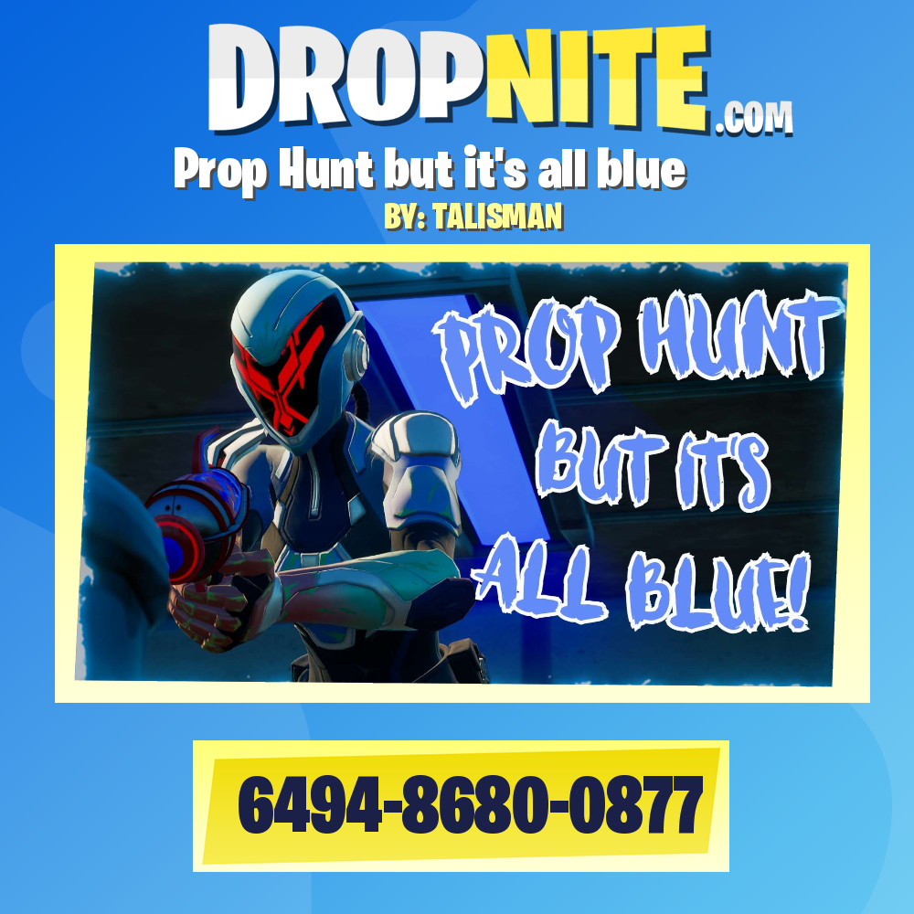 Prop Hunt but it's all blue