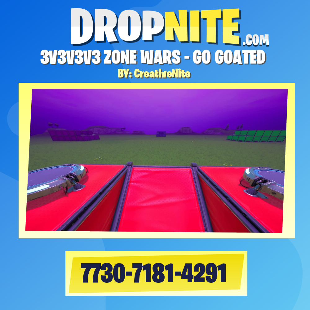 3V3V3V3 ZONE WARS - GO GOATED