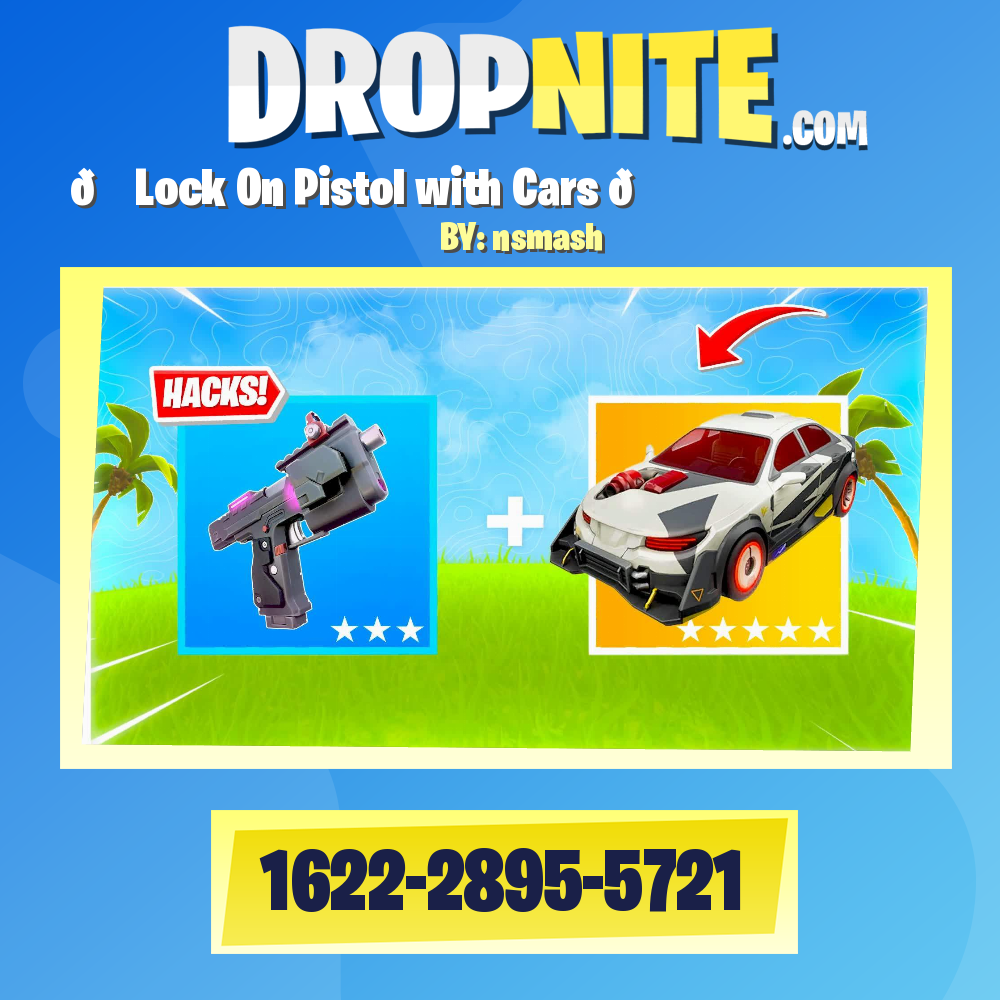 😵 Lock On Pistol with Cars 🏎️