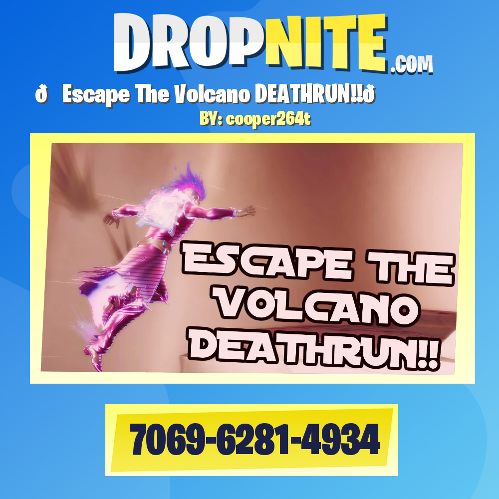 🌋Escape The Volcano DEATHRUN!!🌋