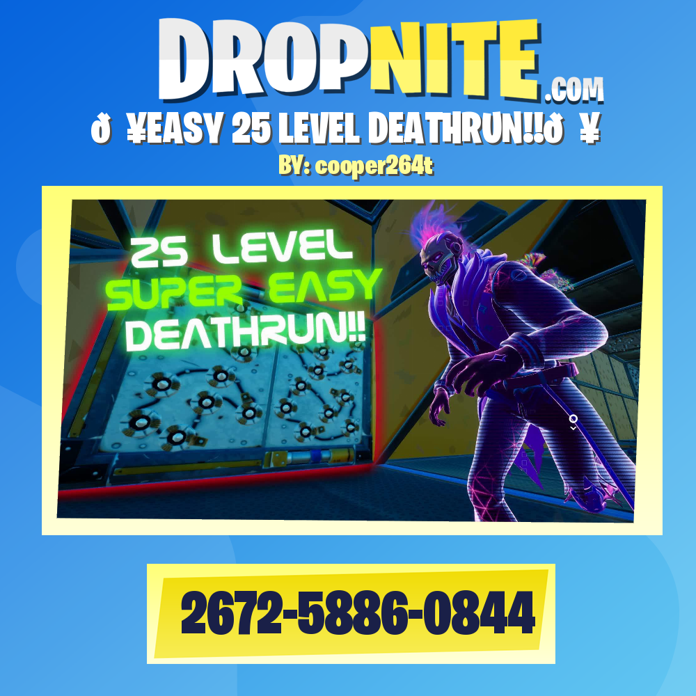 🔥EASY 25 LEVEL DEATHRUN!!🔥