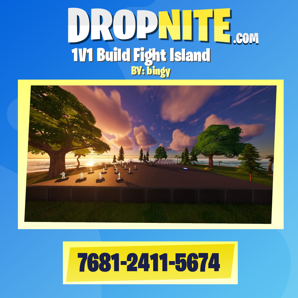 1V1 Build Fight Island