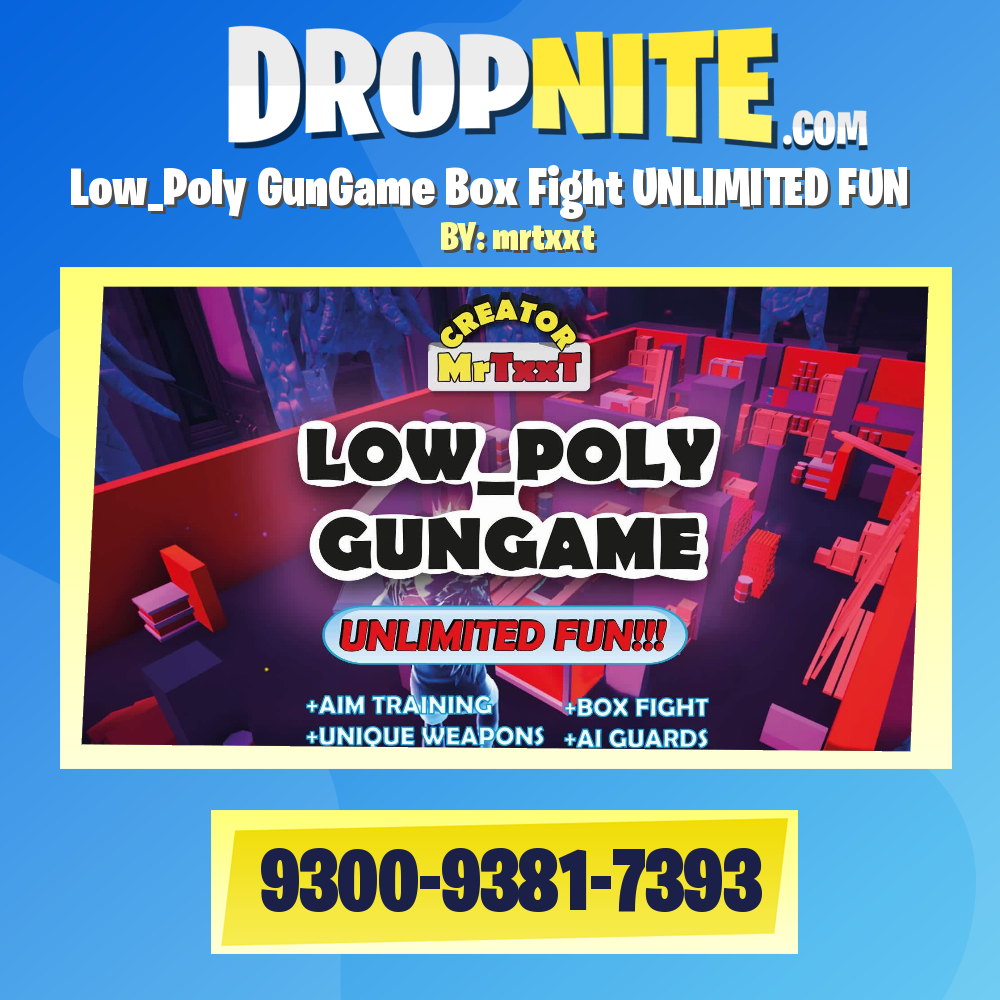 Low_Poly GunGame Box Fight UNLIMITED FUN