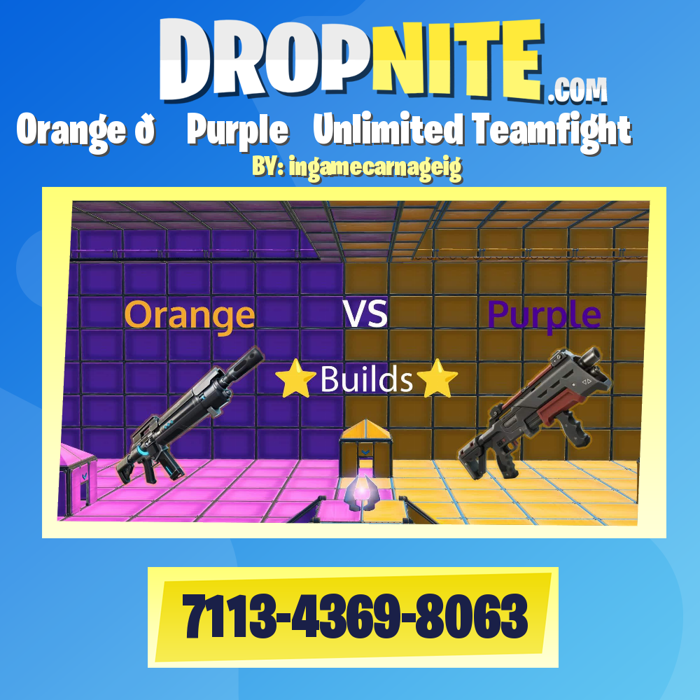 ⭐️Orange 🆚 Purple⭐️ Unlimited Teamfight