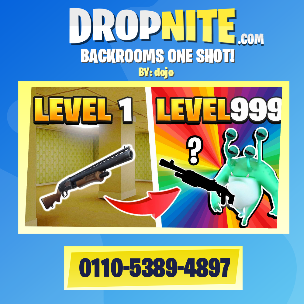 BACKROOMS ONE SHOT! [ dojo ] – Fortnite Creative Map Code