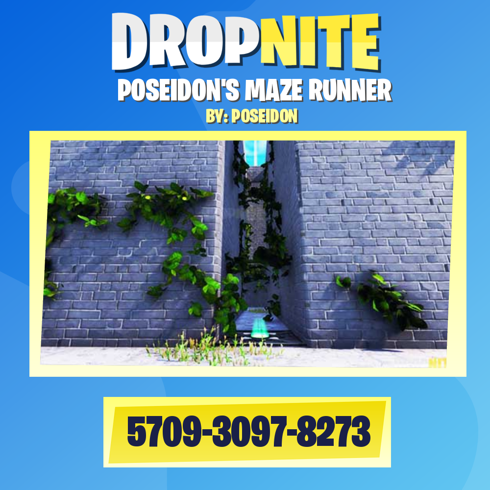 POSEIDON'S MAZE RUNNER - Fortnite Creative Map Code - Dropnite