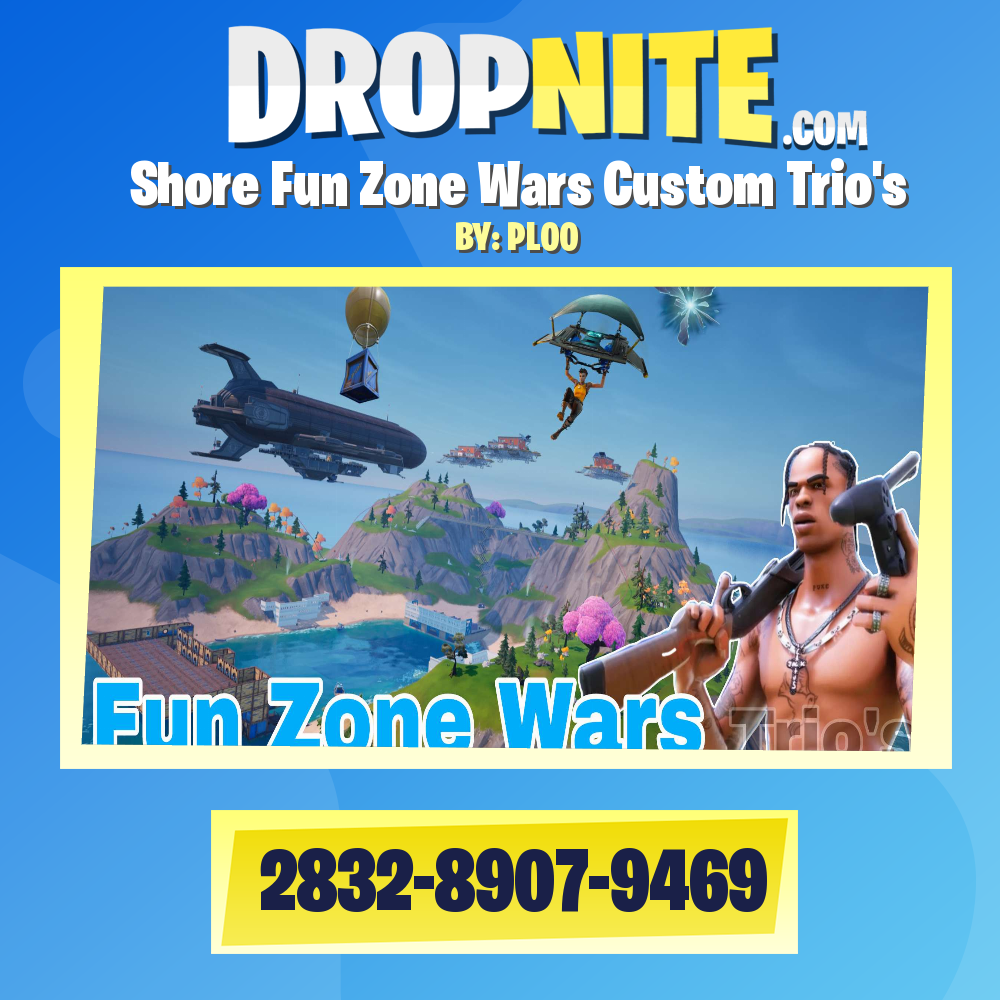 Shore Fun Zone Wars Custom Trio's