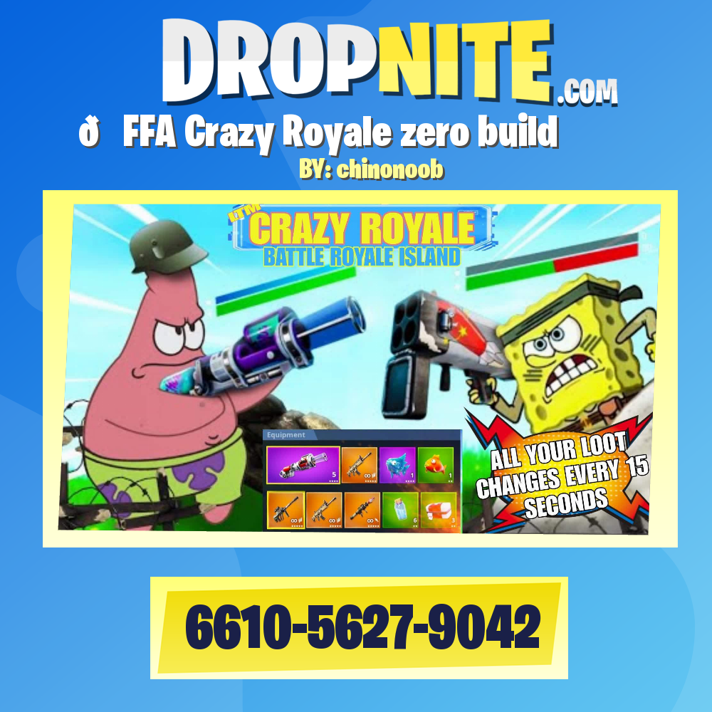💀FFA Crazy Royale zero build