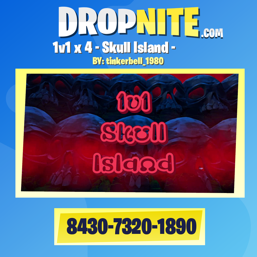 1v1 x 4 - Skull Island -