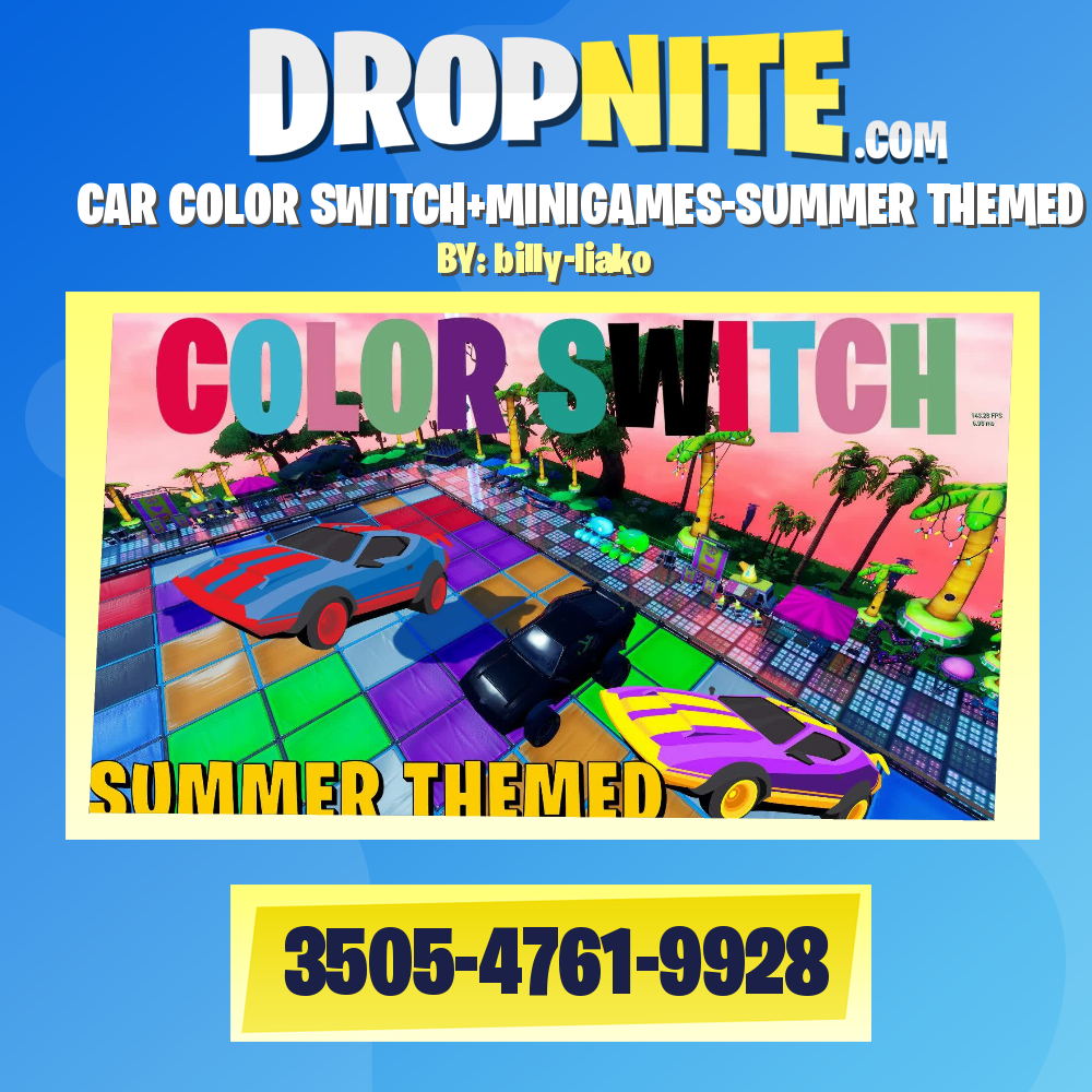 CAR COLOR SWITCH+MINIGAMES-SUMMER THEMED