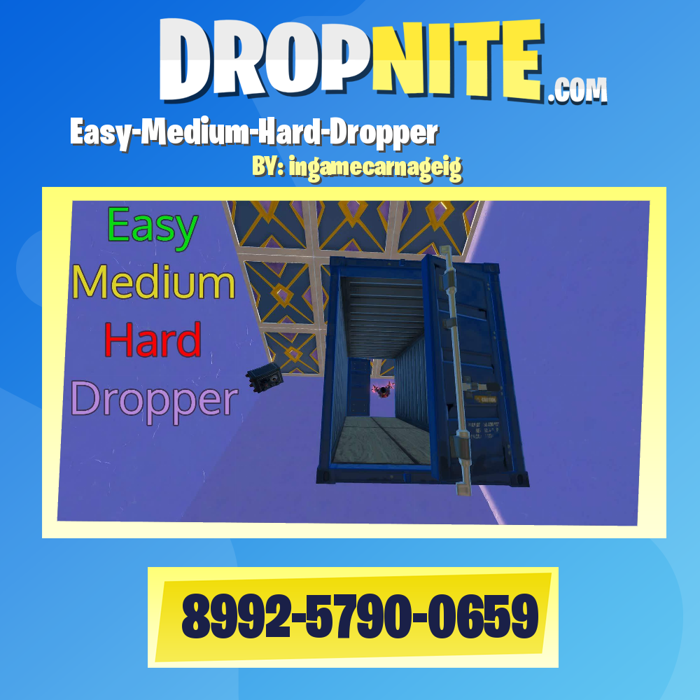 ⬇️ Easy-Medium-Hard-Dropper⬇️