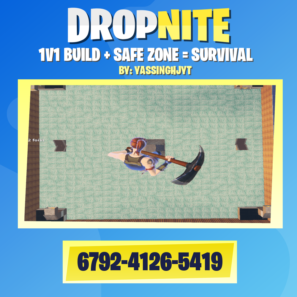 1V1 BUILD + SAFE ZONE = SURVIVAL