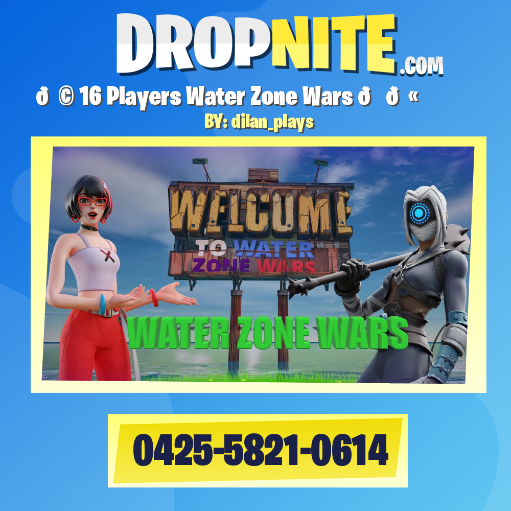 🤩 16 Players Water Zone Wars 🌊🔫