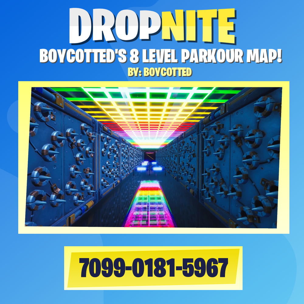 BOYCOTTED'S 8 LEVEL PARKOUR MAP!