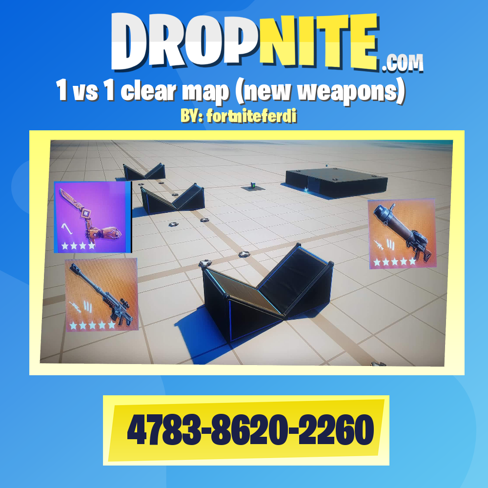 1 vs 1 clear map (new weapons)
