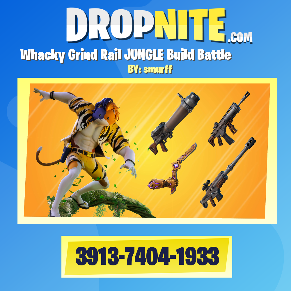 Whacky Grind Rail JUNGLE Build Battle